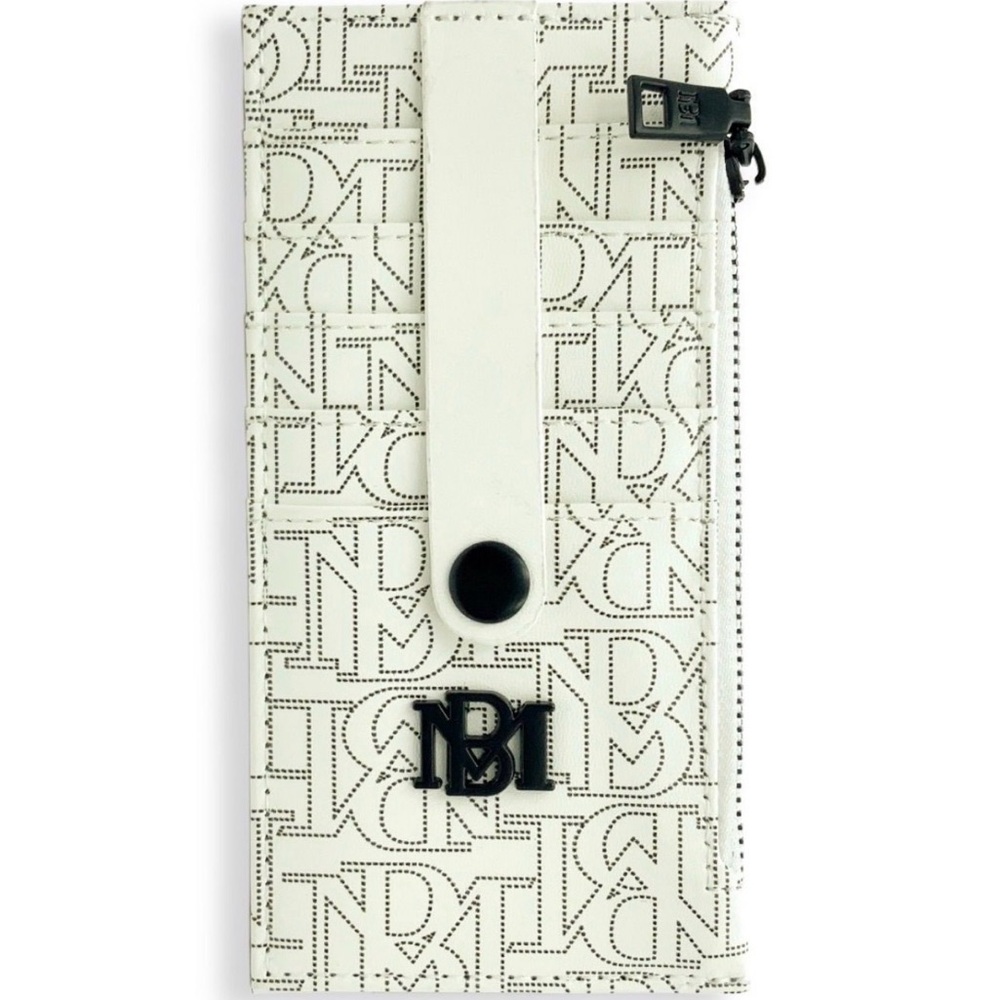 White and Black Logo Wallet